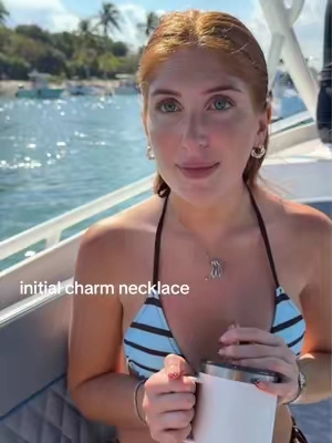 At least she put me on😂 #charmnecklace #initialnecklace #giftforgf #gania #jewelrytiktok @GANIA 