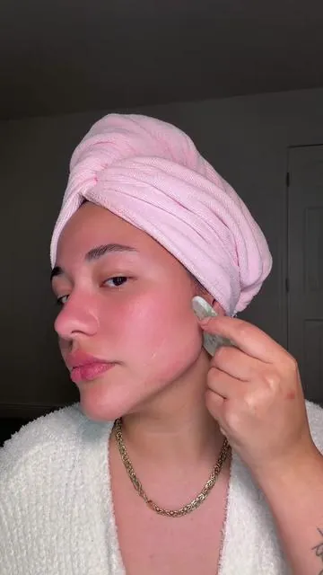 Solo 10$ mas constancia pueden hacer una gran diferencia #facialdrainage #facialdrainagemassage 
