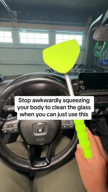 Finally no more throwing out my shoulder just to clean the inside of my windshield #windshieldcleaningtool #windshieldcleaner #carcleaning #cardetailing #carmusthaves