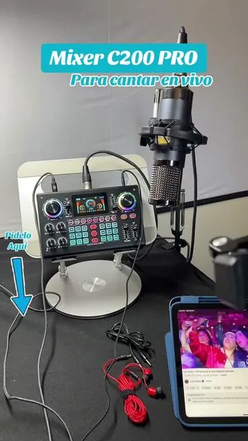 La mixer #mixerc200pro  es un #soundcard para trasmitir en #vivo aquí en #tiktok, no cuesta mucho! Y es super facil de usar! Si lo quieres? Pidelo y yo te ayudo a conectarlo! #TikTokShopStockUp 