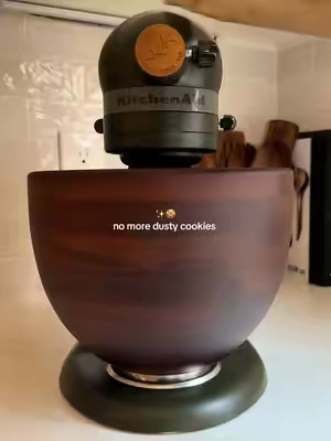 protecting my favorite kitchen investment✨🙌 @QVC, Inc #kitchenaid #kitchenaidmixer #kitchenessentials #baking #standmixer mixer attachments, kitchen must haves, mixer cover 