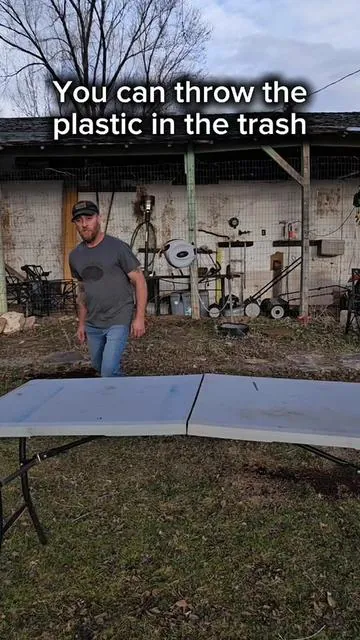 The last folding table you'll ever have to buy, Vevor's stainless steel folding commercial prep table #vevor #vevortools #metaltable #foldingtable #tiktokshopcreatorpicks 