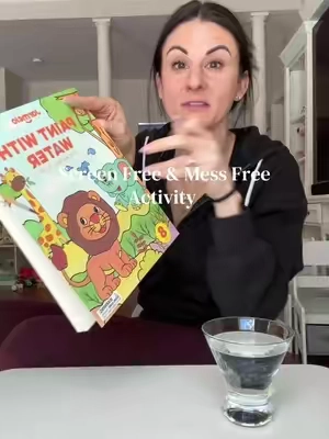 Water color painting made easy with these water painting books #toddleractivity #toddlerfinds #artsandcraftsforkids #painting #tiktokshopspringglowup 