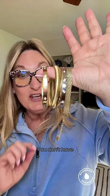 Waterproof bracelets, earrings, & necklaces from Pavoi! 💦  You can stay stylish anywhere you go! Free shipping & Free Returns… plus you will get your items really quickly! Shop now before the item you want is sold out! #waterproofjewelry #waterproofbracelets #fashionjewelry #beachjewelry #tiktokshopfinds @PAVOI 