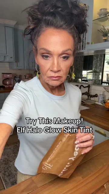 I’ve been ride or die for a different brand of makeup for over a year. That all changed a couple weeks ago after I tried this Elf Halo Glow Skin Tint! You need to try it!! #elfhaloglow  @e.l.f. Cosmetics 