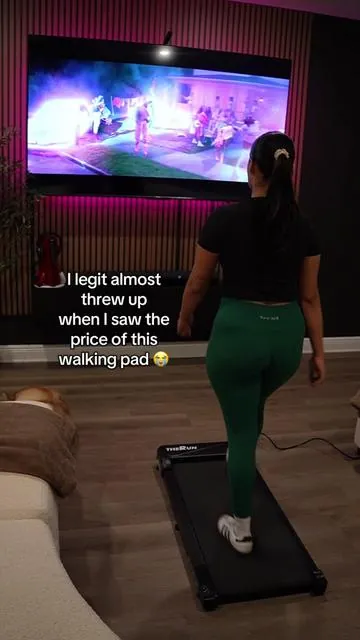 Like less than $100 is cheap 😭👌🏽 #walking #walkingpad #treadmill 