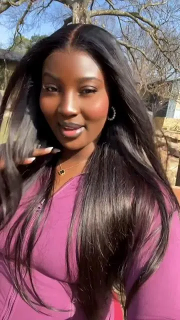 Gadonw cheve mezanmi 🔥🔥🔥 Hair 13x6Lace Front Straight Human Hair Wigs with Drawstring Pre Plucked #sarhair #straightwig #gluelesswig#fouryoupage #viral @SAR HAIR SHOP link Nan video a 😘😘
