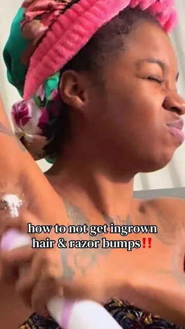 how to not get ingrown hair & razor bumps‼️ #ugccreator #ingrownhair #femininehygiene #hairremoval #ugcbeautycreator 