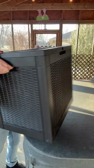 So many uses, you might want to get 2 or 3!!! #outdoorstorage #outdoor #storage #hideyourpackages #storagehacks 