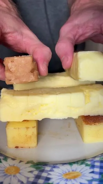 How to make homemade butter #homemadebutter #butter #cooking 