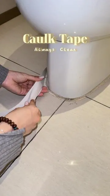 #Lifehack#caulktape#bathroom#cleantok#tiktokmademebuyit 