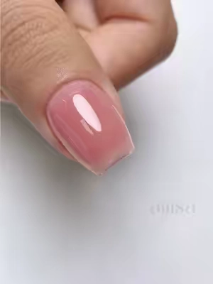 The kind of nude pink that works for work and weekends 😝💕💅#gelxnails #nailtutorials #fypage #nailideas #nailinspo 