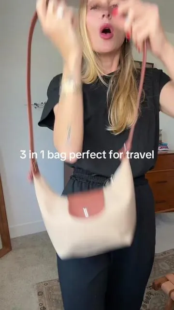 This is the ultimate travel bag!!! Love the versatility!!  #clutch #crossbodybag #shoulderbag #nylonbag #lightweightbag 