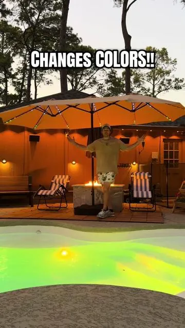 @Yaheetech Shop a lot of color changing options! Grab them while you still can! #patioumbrella #patiodecor #patiofurniture #backyardvibes #umbrellas 
