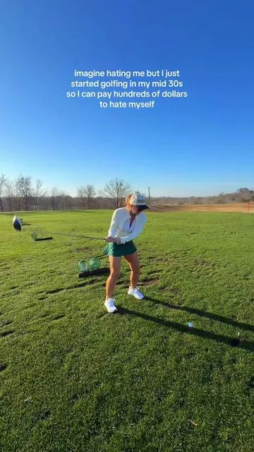 golf will humble me, but my outfit won’t ✨ #golfoutfit #tiktokshopspringsale #golfshirt #athleticskirt #tiktokshopstockup 