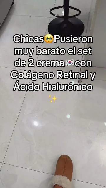 Set de Crema Hidratante y Contorno de Ojos Nida Colageno y Retinal #NIDAYouthfulFormulaCream #skincarecoreanoantiedad #tiktokshopcreatorpicks #TikTokShopStockUp #NIDAskincolagenoretinal Empiezo mi rutina con la cara limpia Primero tomo la crema hidratante grande de 100 ml y la distribuyo por todo el rostro con masajes suaves Se siente muy fresca Despues, aplico una pequeña cantidad de la crema Revive en la zona del contorno de ojos y tambien en el cuello La textura es cremosa y se desliza facilmente Asi termino mi cuidado diario The information shared is for general purposes and does not replace personalized professional guidance. Offer availability may be subject to a limited time. The price shown may vary depending on promotions or availability.
