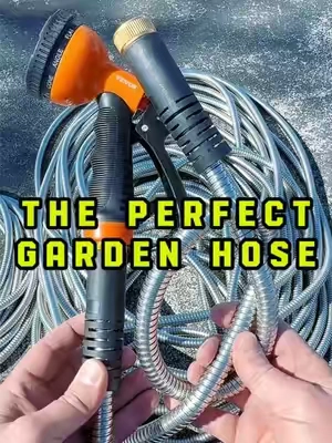 The perfect garden hose. Anti kink, easy to stow, light weight, will maintain it’s appearance for many years to come. #garden #water #hose #lawncare #gardening 