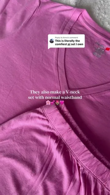 Replying to @Anna #hanes #pajamas #loungewear #comfy #hanesloungeset @Hanes 