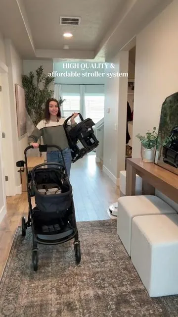 Modular stroller systems like this usually cost HUNDREDS of dollars but Baby Trend just slapped us with this unbelievable deal!! #stroller #strollerreview #strollers @Baby Trend 