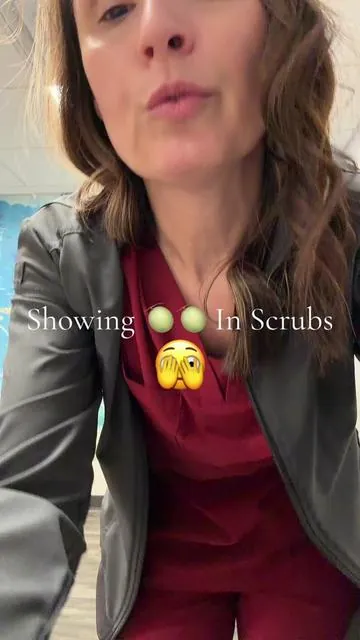 No peep shows here  #cozyfit #cozyfitscrubs #affordablescrubs #scrubs #scrublife 