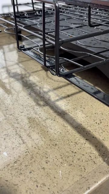 It was time for an upgrade🥰🥰 #dishes #dishwasherhack #dishrack #kitchenhack #kitchendrainrack 