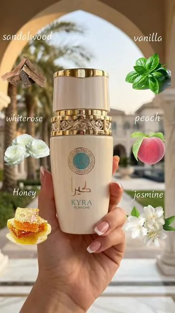 Kyra Blanche Eau de Parfum 100ml - Sweet Caramel & Vanilla Unisex Luxury Scent!#perfumetiktok #perfume #fragrance #womenperfume #menperfume 