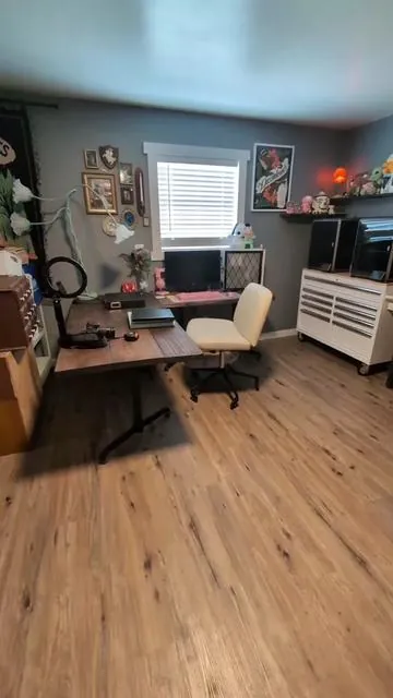 hoping the algorithm brought you back for the reveal of my dream craft desk build #craftdesk #diydesk #diyproject #crafttok #creatorsearchinsights 