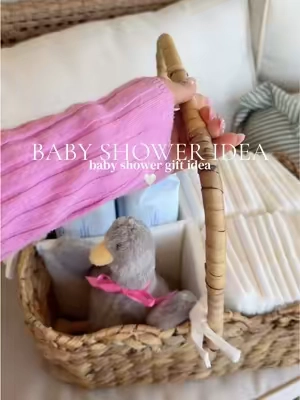 A gift i would have loved to receive! @Best Choice Products, Inc. #babyshowerideas #diapercaddy #wickerbasket #TikTokShopCreatorPicks 