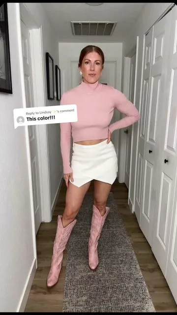 Replying to @Lindsay ✨ such a beautiful baby pink!! These cowgirl boots are 🔥 @Dream Pairs  #cowgirlboots #pinkcowgirlboots #cowgirlfashion #westernboots #tiktokshopcreatorpicks 