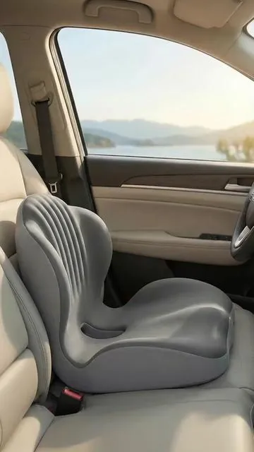 I use this cushion for long periods and improve my overall sitting experience #seatcushion #ergonomic #memoryfoam #driving 