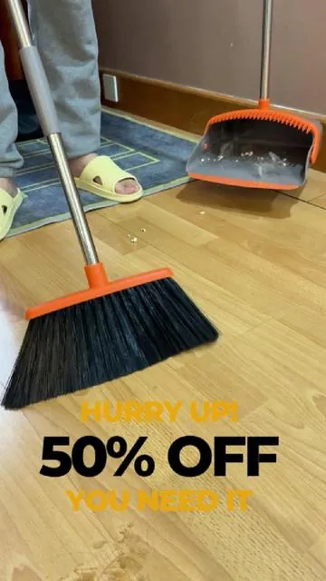 Si la escoba en casa no puede quitar el pelo así, entonces realmente necesitas esto.#paratiiiiiiiiiiiiiiiiiiiiiiiiiiiiiii #limpiando #broomanddustpan #broomdustpanset #broom 