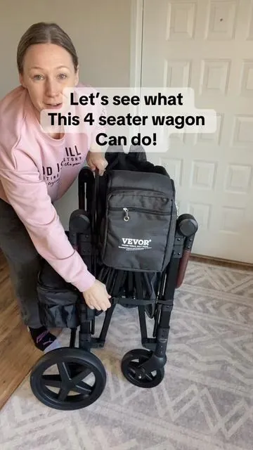 This wagon is a game changer! And the cost is half of name brand ones!  #wagon #4seaterwagon #wagonlife #wagonstroller #strollerwagon 