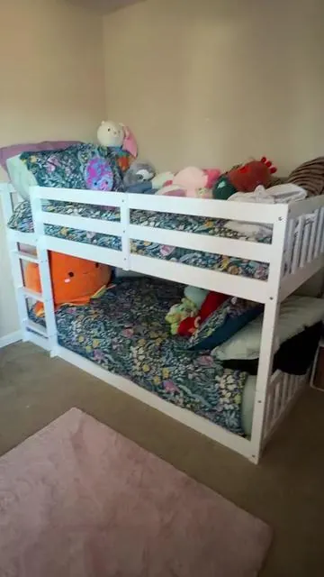 Bunkbed for low ceilings #bunkbed #beds #tiktokshopglowup #bunkbeds #lowbed 