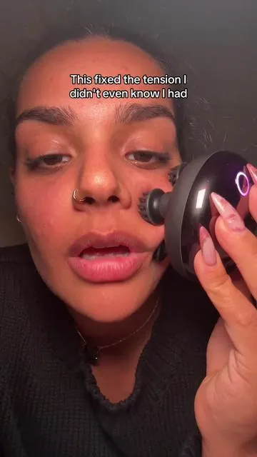 Using this every night has cured my tension 🙏🏾 #tiktokspringsale #tiktokshopstockup #facialmassager #facemassager #scalpmassage 