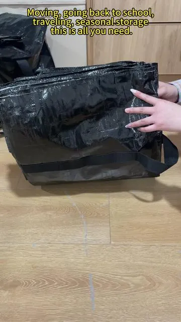 Moving day win! This sturdy storage bag holds more than 3 boxes, dust-proof & waterproof 🚚 No more broken bags or messy stuff #MovingWin #SturdyStorage #LargeCapacityBag #HomeOrganization