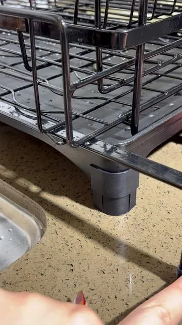 It was time tor an upgrade.🤩🤩 #dishes #dishwasherhack #dishrack #kitchenhack #kitchendrainrack