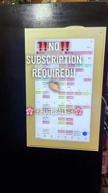 ✨If you love staying organized & color coding like me…💕 THIS digital calendar is a must have!😍Even my husband uses it & loves it! He doesn’t ask me about events details all the time anymore🤣🤪😆🗓️ #digitalcalendar #calendar #organizedhome #organizationhacks #mommusthaves 