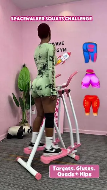 Join us in the #squats challenge. Working on your #glutes #quads #fyp #viral 