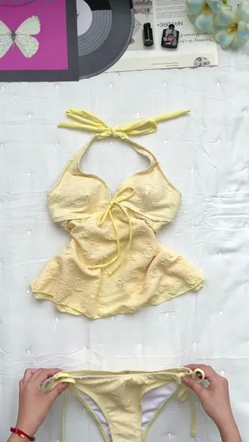 this tankini set is my new pool party favorite ☀️🌊 #tankini #twopieceswimsuit #swimwear #spotlightfinds #tiktokshopspringglowup 