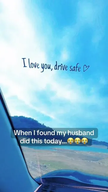 I love you,drive safe ❤️.car mirror sticker.soo cute 🥰 #carsaccessories #mothersday #girlycaraccessories #truckaccesories #carstuff 