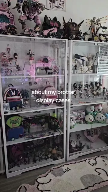showcase of my shelves bc ppl ask a lot and I love these ^.^ srry if im quiet 👽 #collecting #overwatch #overwatchmerch #figurecollection #figurecollecting 