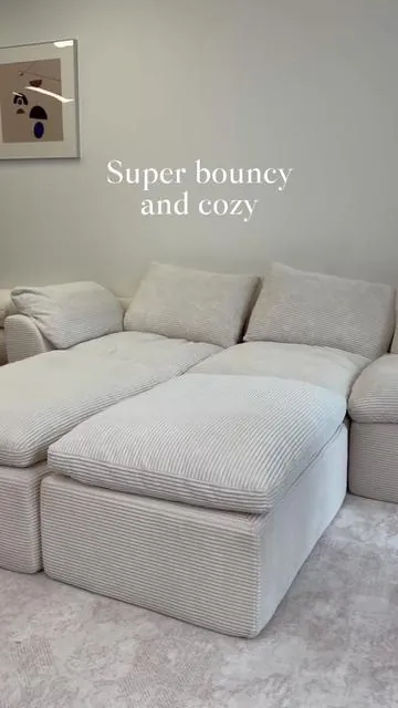 Cozy cozy 🥰🧡#weture #fyp #bonelesscouch #cloud #couch 
