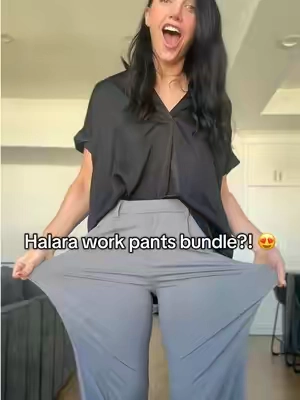 the comfiest and cutest work pants for the office girlies #womenspants #workpants #halarapants #tiktokshopstockup #tiktokshopspringglowup @Halara_official 