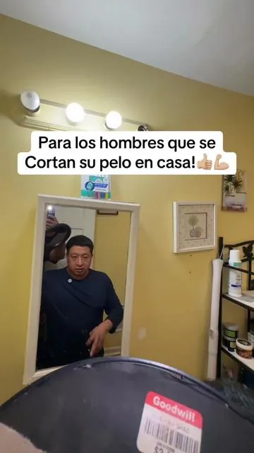 Este es la manera más fácil de cortarte el pelo desde tu casa!👍🏼 #cortedecabello #cortedepelo #cortedepelohombre #cortesdehombre #cortedecabellodehombre 