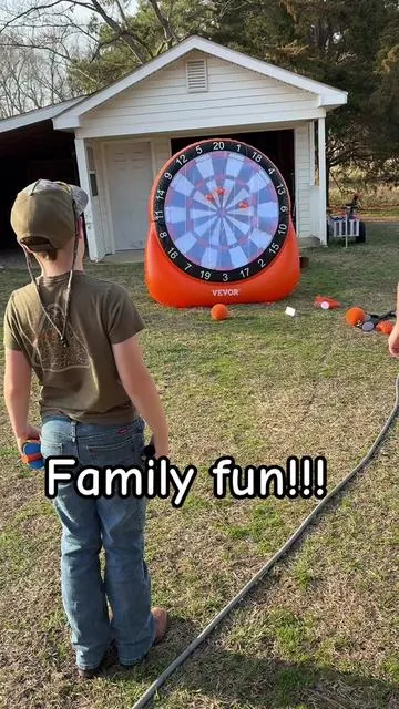 We had so much fun with this today! If your family is competitive yall will love this! #familyfun #summerfunforkids #outdoorfun #tiktokshopfinds #outdoorgames 