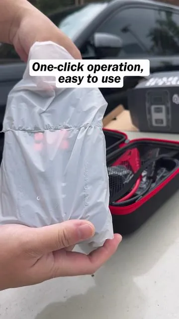 Complete packaging and diverse interfaces. Can solve various vehicle power loss problems.#povasee #jumpstarter #inflate #essential #fyp 