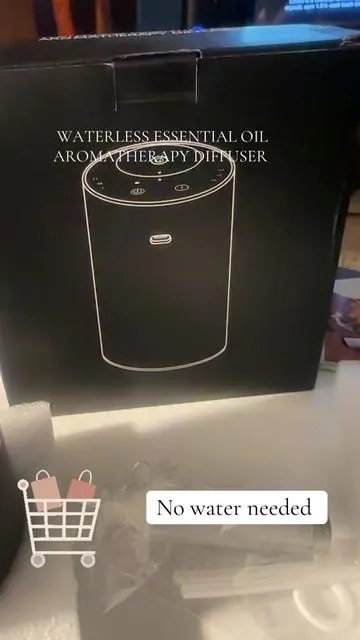 Rechargeable Waterless Essential Oil Aromatherapy Diffuser. With 3 mist  levels , and timers ⏱️ for Home , 🏠 car 🚘, room studio office , 2 Essentials oils included .  I use my lavender to sleep and calm down in the morning I use the peppermint one #oil #oildiffusers #home #essentials 