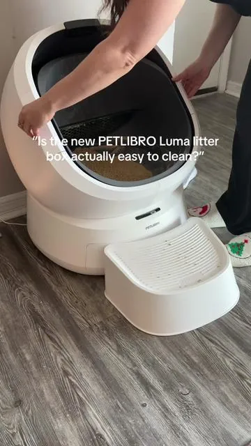 If you have multiple cats, you know the struggle. You’re supposed to monitor their pee and poop for health changes… but when they all use the same litter box, how do you know which cat it came from? That’s what makes the Petlibro Luma Smart Litter Box interesting. It’s AI-enabled and recognizes which cat is using the litter box each time they go. It tracks visits in the app, analyzes # 1vs # 2 and logs bathroom habits so you can actually see patterns. If something changes — like how often they go or how long they stay — you can catch it earlier. And because there’s a built-in camera, you can even check the litter box remotely and see what’s happening in real time. For multi-cat homes, this solves one of the biggest questions: Which cat is actually having the problem? Less guessing, cleaner setup, and a better way to keep an eye on your cat’s health #t#tiktokshopcreatorpicksTikTokShopSpringGlowUp #S#SelfCleaningLitterBoxP#PetlibroLumasmartlitterboxreview  