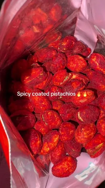For 30 minutes straight I couldn’t stop eating these!! Sooo good🤤 @El Ranchito Jerky  • • • • • • #spicypistachios #elranchito #elranchitopistachios #foodreview #tiktokshopsnacks 