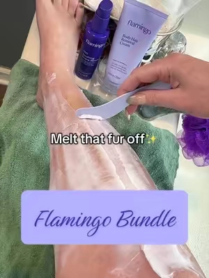 #flamingo #hairremoval #shavinghacks #bodyhair #tiktokshopcreatorpicks 